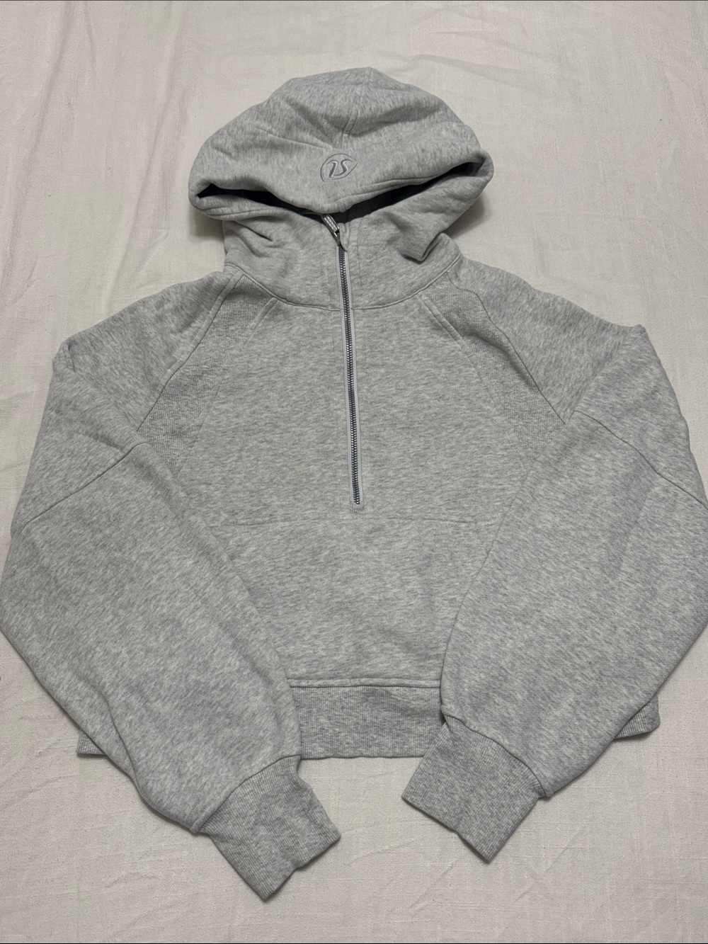 Lululemon Scuba Oversized Half-Zip Hoodie — Heathered Gray